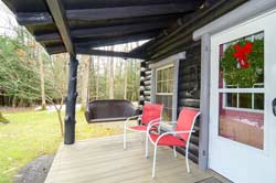 Cabin 1 Front Porch